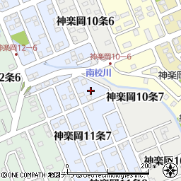 北海道旭川市神楽岡１１条7丁目1周辺の地図