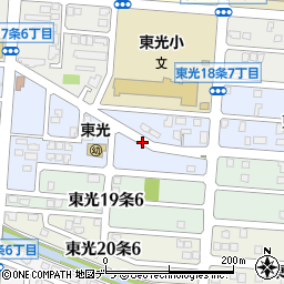 北海道旭川市東光１８条周辺の地図