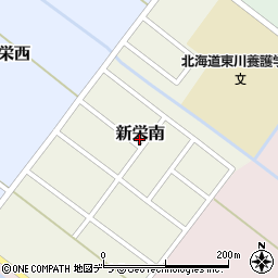 北海道上川郡東川町新栄南周辺の地図