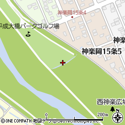 北海道旭川市神楽岡１５条周辺の地図