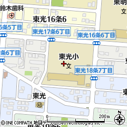 北海道旭川市東光１７条周辺の地図