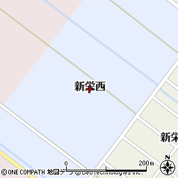 北海道東川町（上川郡）新栄西周辺の地図