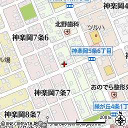株式会社ヤクルト北北海道　神楽岡センター周辺の地図