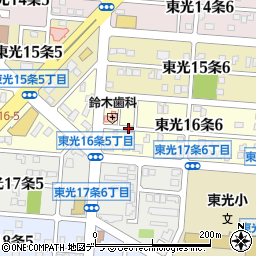 北海道旭川市東光１６条周辺の地図