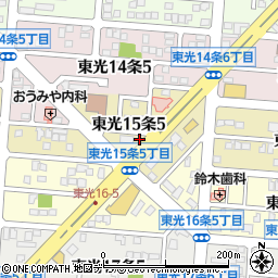 北海道旭川市東光１５条周辺の地図