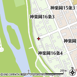 北海道旭川市神楽岡１６条周辺の地図