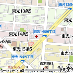 北海道旭川市東光１４条5丁目4周辺の地図