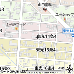 北海道旭川市東光１４条4丁目6-11周辺の地図