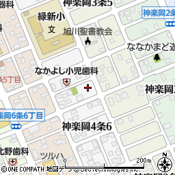 北海道旭川市神楽岡４条6丁目2-18周辺の地図