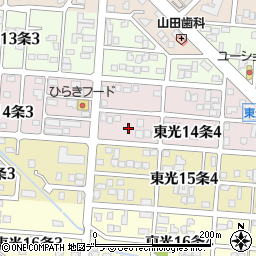 北海道旭川市東光１４条4丁目6周辺の地図