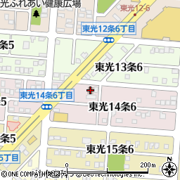 旭川東光南郵便局周辺の地図