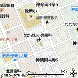 北海道旭川市神楽岡４条6丁目1-5周辺の地図