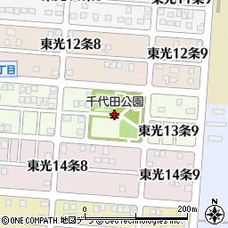 千代田公園周辺の地図