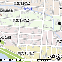 北海道旭川市東光１４条2丁目2周辺の地図
