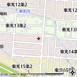 北海道旭川市東光１４条2丁目2-10周辺の地図