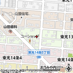 北海道旭川市東光１３条周辺の地図