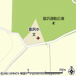 旭川市立富沢小学校周辺の地図