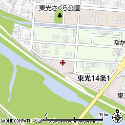 北海道旭川市東光１４条1丁目1-6周辺の地図