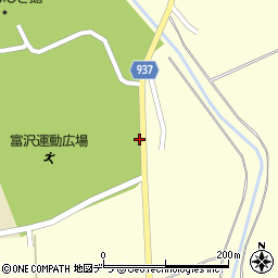 カムイの杜公園トイレ周辺の地図
