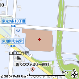 旭川東郵便局周辺の地図