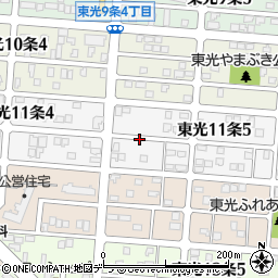 北海道旭川市東光１１条周辺の地図