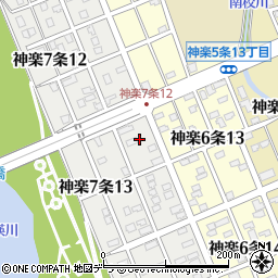 北海道旭川市神楽７条13丁目1周辺の地図