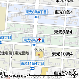 旭川信用金庫東光支店周辺の地図