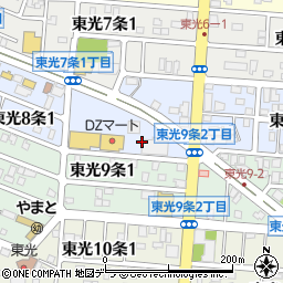 セブンイレブン旭川緑東大橋店周辺の地図
