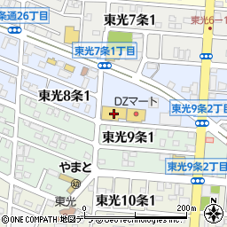 西松屋旭川東光店周辺の地図
