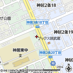 花絵フラワー教室旭川店周辺の地図