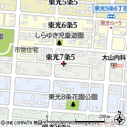 北海道旭川市東光７条周辺の地図