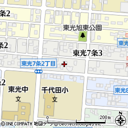 株式会社ヤクルト北北海道　東光センター周辺の地図