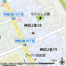 北海道旭川市神居２条周辺の地図