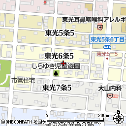 北海道旭川市東光６条周辺の地図