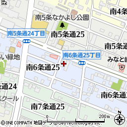 旭川信用金庫東支店南六条出張所周辺の地図