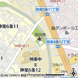 旭川寺周辺の地図