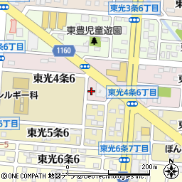 旭川市役所子育て支援部　こども育成課放課後児童クラブ東栄放課後児童クラブ周辺の地図