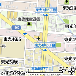 トヨタカローラ道北東光店周辺の地図