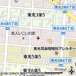 北海道旭川市東光４条周辺の地図