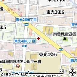 旭川トヨタ自動車　東光店周辺の地図