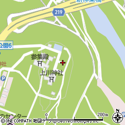 旭川天満宮周辺の地図