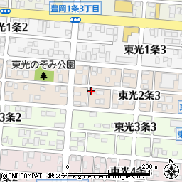 日本メックス株式会社　旭川営業所周辺の地図