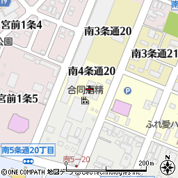 合同酒精株式会社　旭川工場周辺の地図