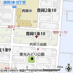 北海道旭川市豊岡１条10丁目周辺の地図