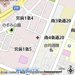 旭川ガス管工事株式会社ガス部周辺の地図