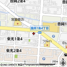 旭川東光一条郵便局周辺の地図