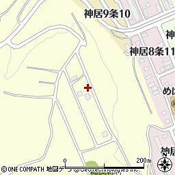 北海道旭川市神居町神岡周辺の地図