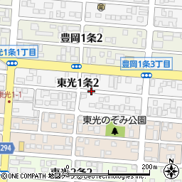 北海道旭川市東光１条2丁目周辺の地図
