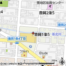 北海道旭川市豊岡１条周辺の地図