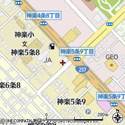旭川協同総業株式会社　本社周辺の地図